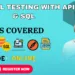 Manual Testing with API and SQL course online