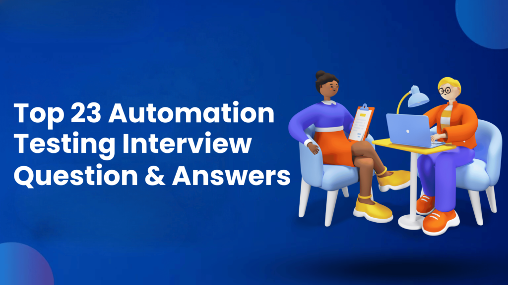 automation testing interview q & a