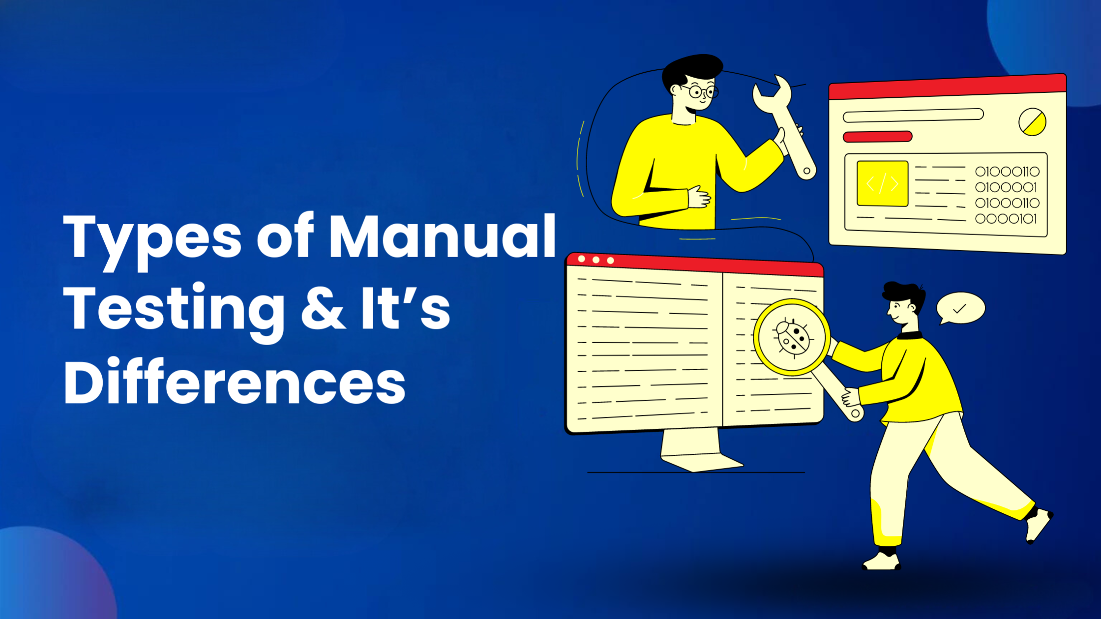 types of manual testing and