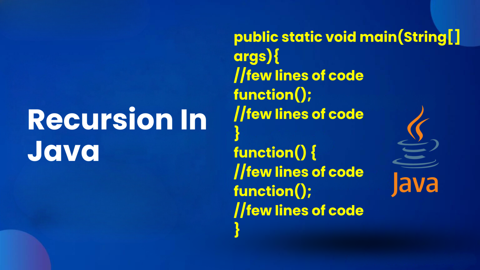 Recursion in Java